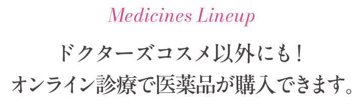 豊富なラインナップ